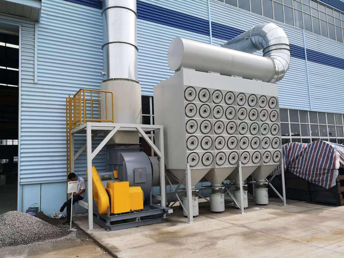 工業(yè)煉鋼廠使用布袋除塵器除塵的工藝流程